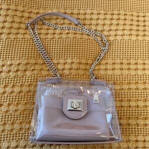 Steve Madden-Clear and Blush Pink Bag